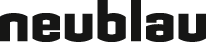 Firmensignet &bdquo;neublau&ldquo;