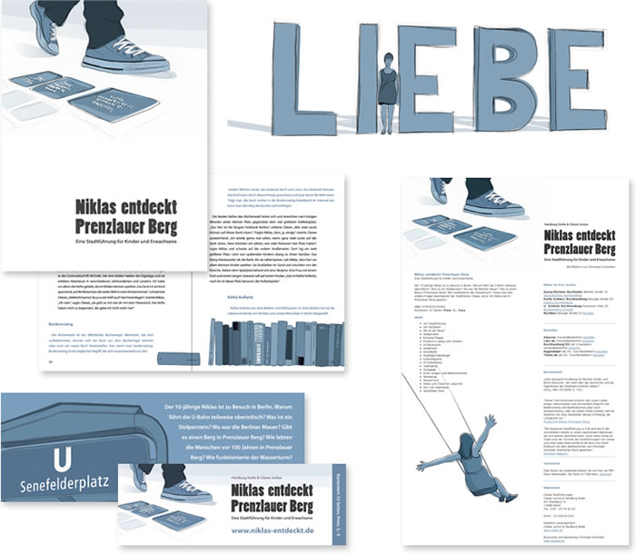 Corporate Design Beispiele anhand &bdquo;Niklas entdeckt ..."